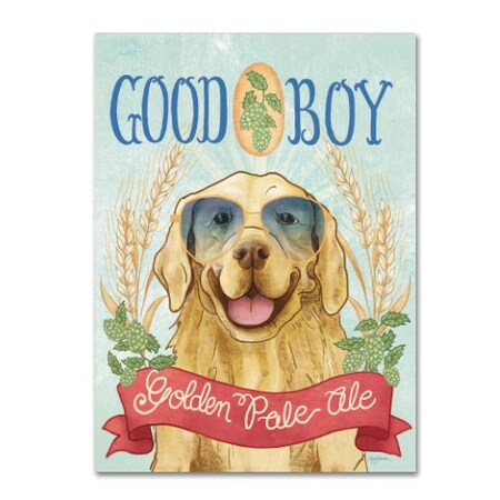 Trademark Fine Art Mary Urban 'Beer Dogs II' Canvas Art, 18x24 WAP01292-C1824GG